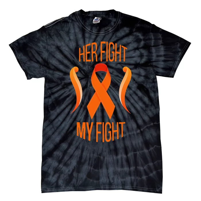 Leukemia I Orange Ribbon Gift Tie-Dye T-Shirt