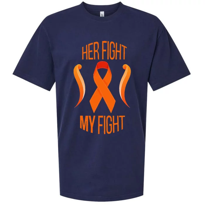 Leukemia I Orange Ribbon Gift Sueded Cloud Jersey T-Shirt