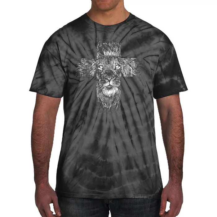 Lion Cross Tie-Dye T-Shirt