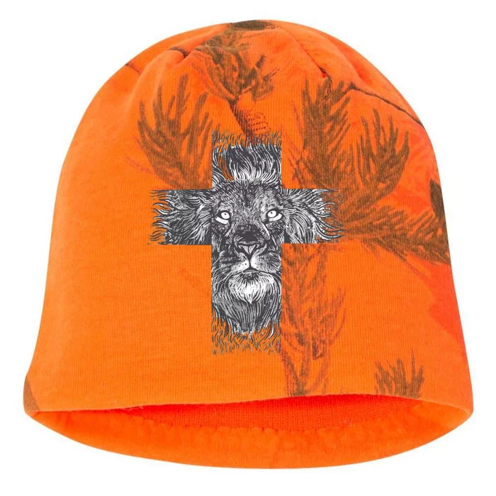 Lion Cross Kati - Camo Knit Beanie