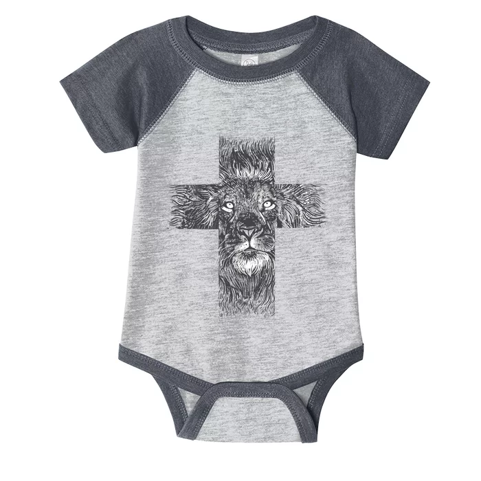 Lion Cross Infant Baby Jersey Bodysuit