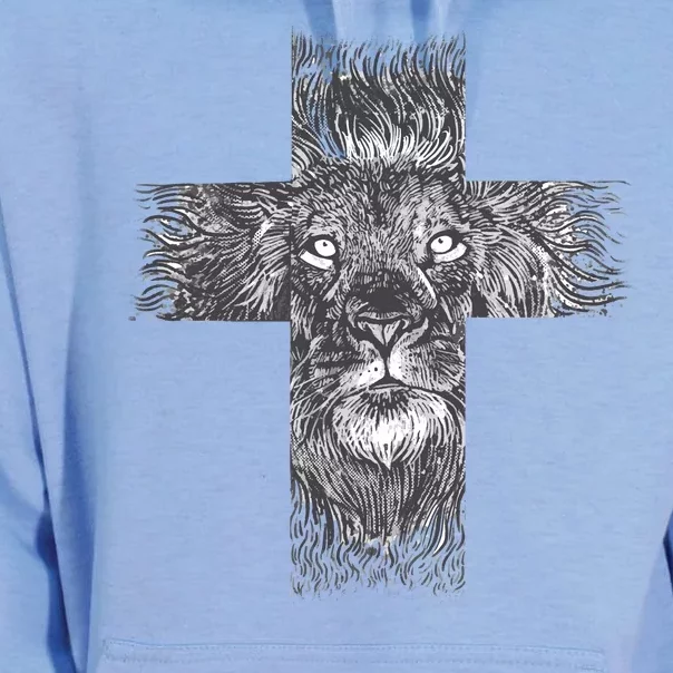 Lion Cross Unisex Surf Hoodie