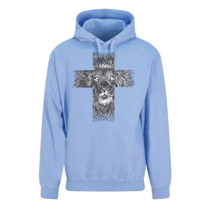 Lion Cross Unisex Surf Hoodie