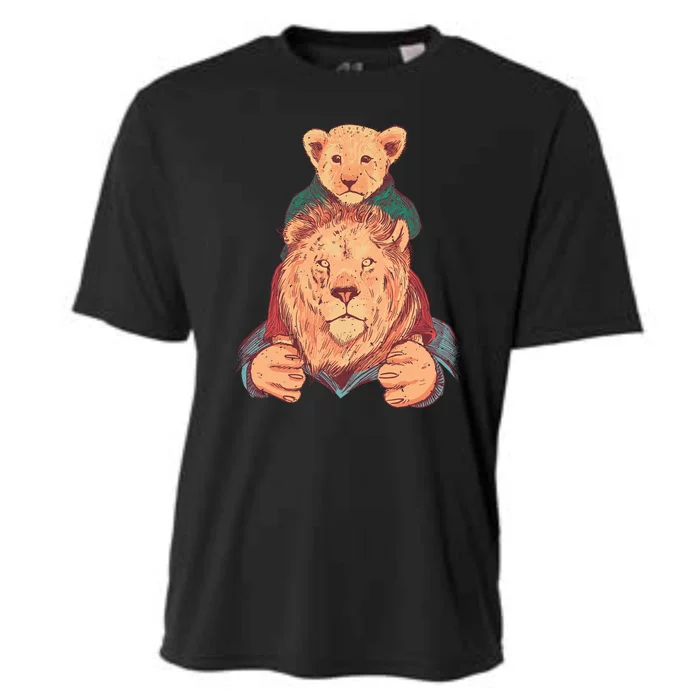 Lion Father And Son Cooling Performance Crew T-Shirt