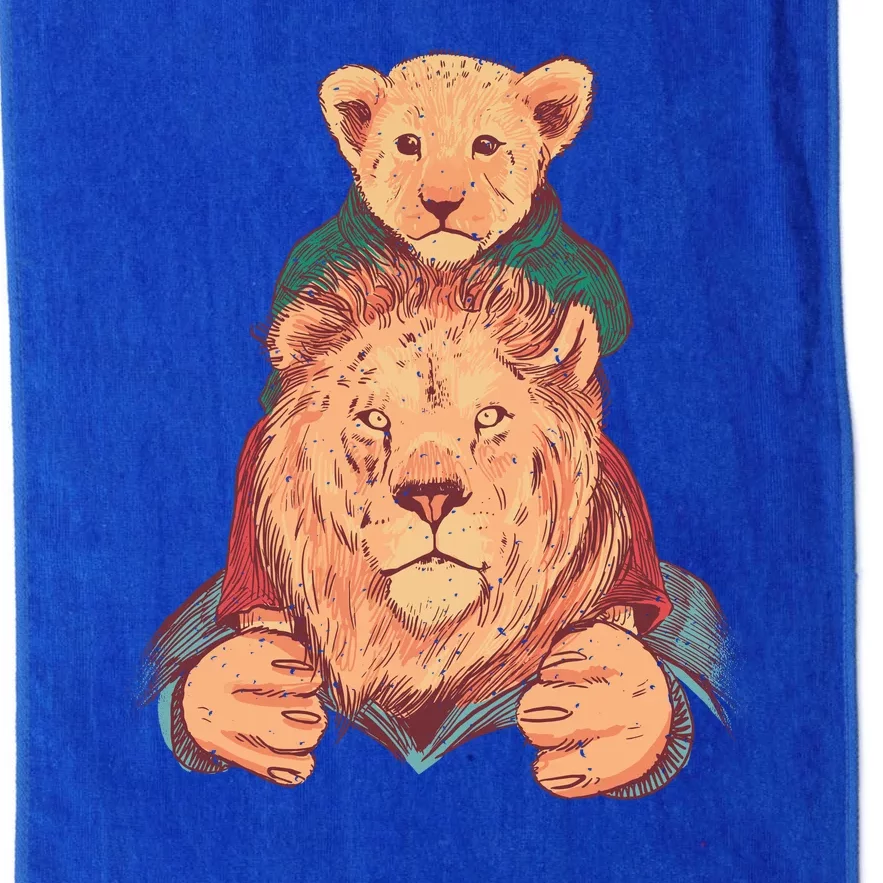 Lion Father And Son Platinum Collection Golf Towel