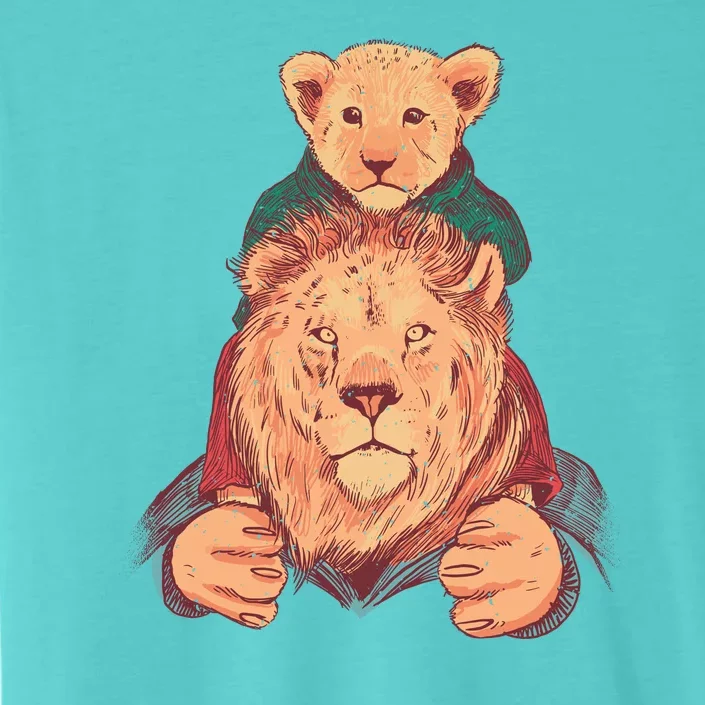 Lion Father And Son ChromaSoft Performance T-Shirt