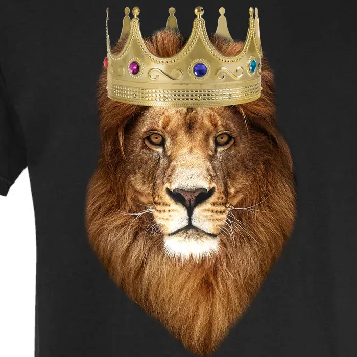 Lion Gold Crown King Of The Jungle Garment-Dyed Heavyweight T-Shirt