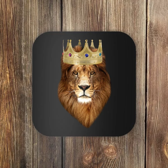 Lion Gold Crown King Of The Jungle Coaster