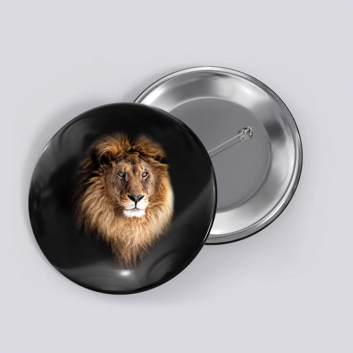 Lion Head Graphic Button