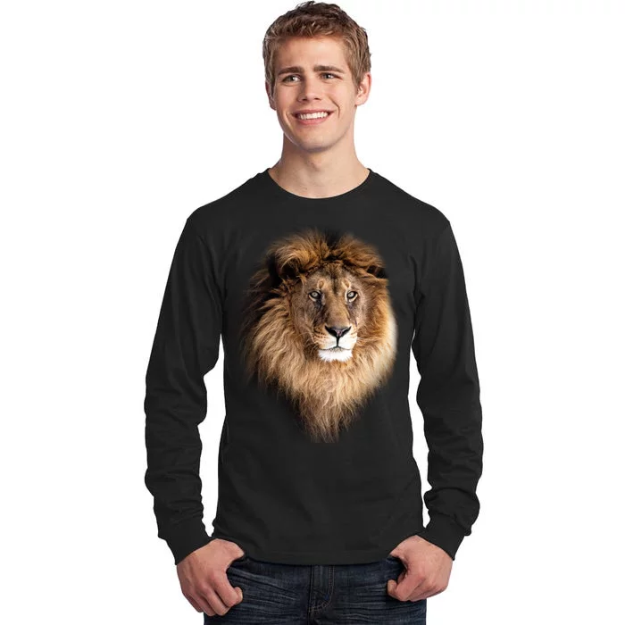 Lion Head Graphic Tall Long Sleeve T-Shirt