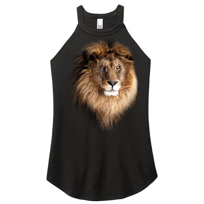 Lion Head Graphic Women’s Perfect Tri Rocker Tank