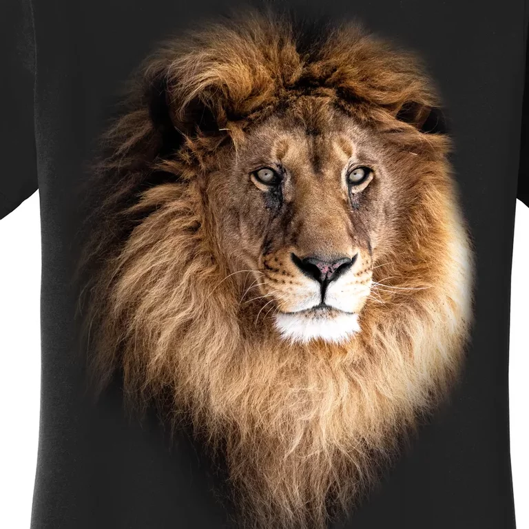 Lion Head Graphic Women's T-Shirt