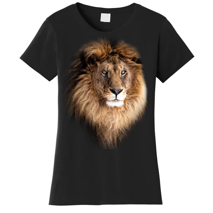 Lion Head Graphic Women's T-Shirt