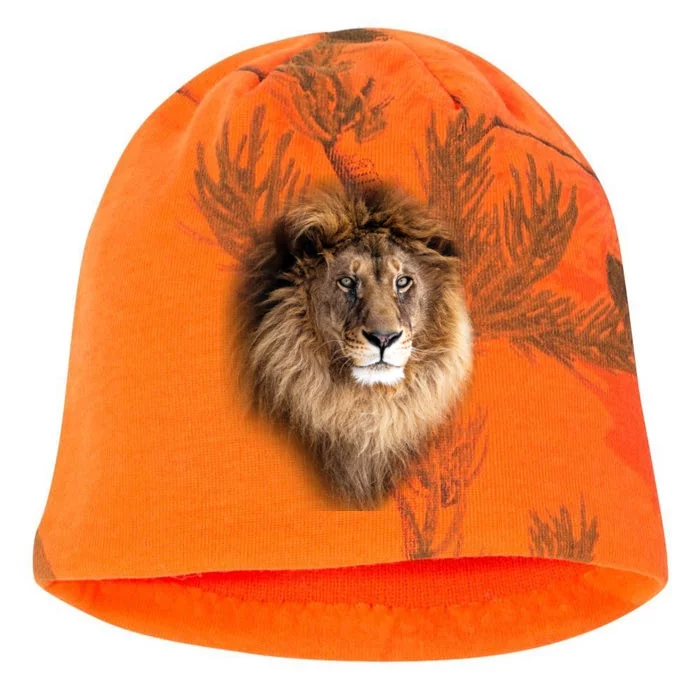 Lion Head Graphic Kati - Camo Knit Beanie