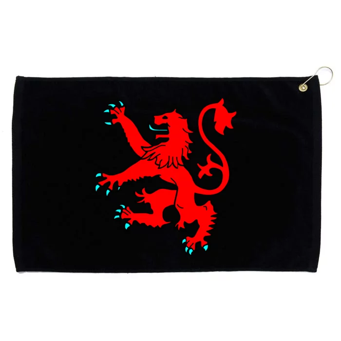 Lion Rampant of Scotland Grommeted Golf Towel