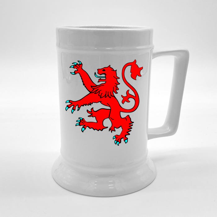 Lion Rampant of Scotland Front & Back Beer Stein