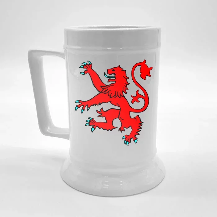 Lion Rampant of Scotland Front & Back Beer Stein