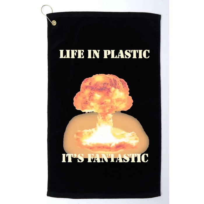 Life In Plastic Oppenheimer Platinum Collection Golf Towel