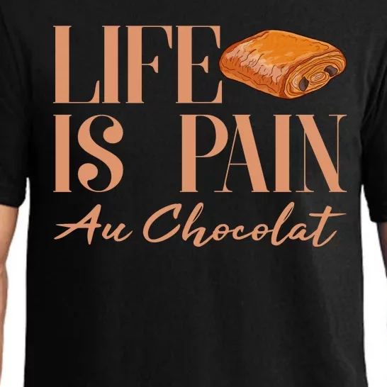 Life Is Pain Au Chocolat Pajama Set