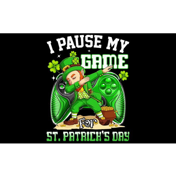 Leprechaun I Paused My Game For St Patricks Day Bumper Sticker