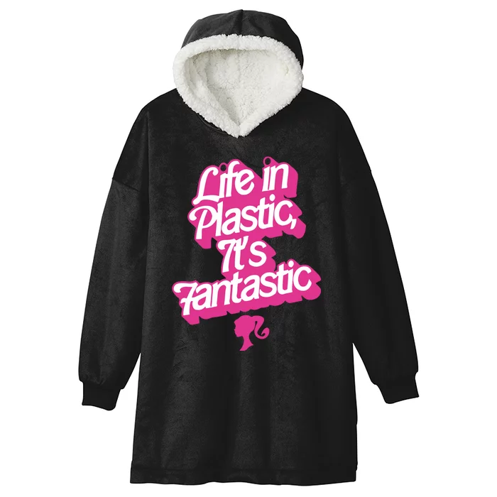 Life In Plastic It’s Fantastic Hooded Wearable Blanket