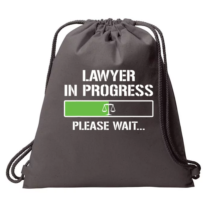 Lawyer In Progress Funny Law School Student Drawstring Bag