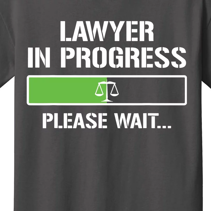 Lawyer In Progress Funny Law School Student Kids T-Shirt