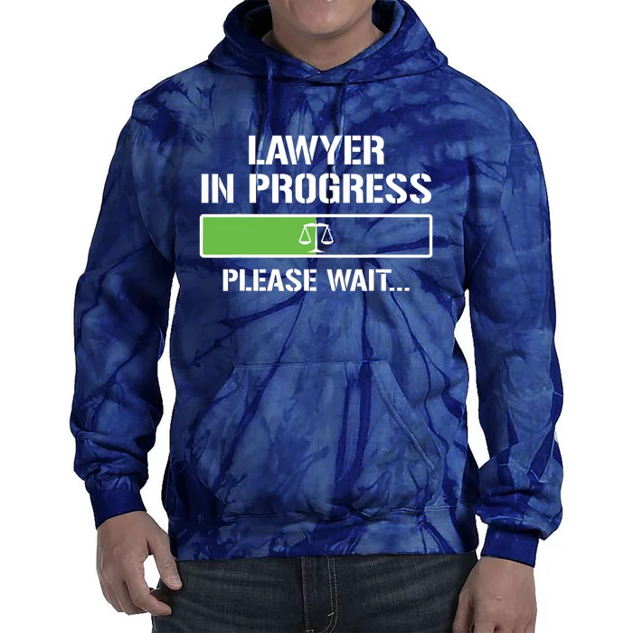 Lawyer In Progress Funny Law School Student Tie Dye Hoodie