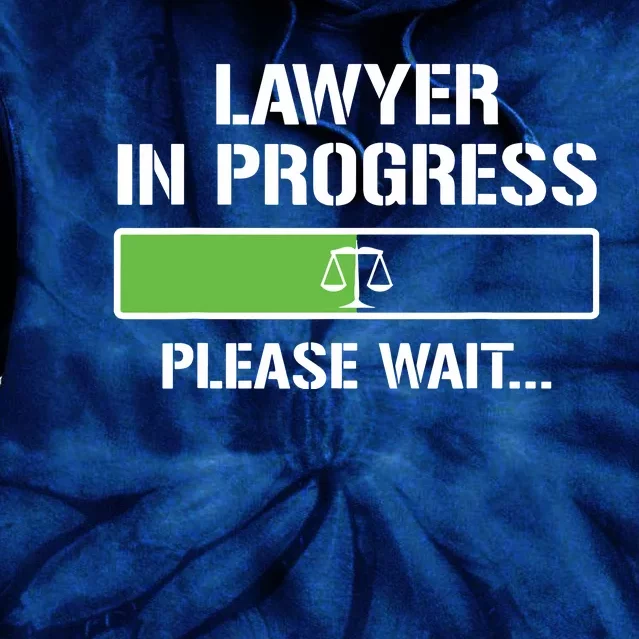 Lawyer In Progress Funny Law School Student Tie Dye Hoodie