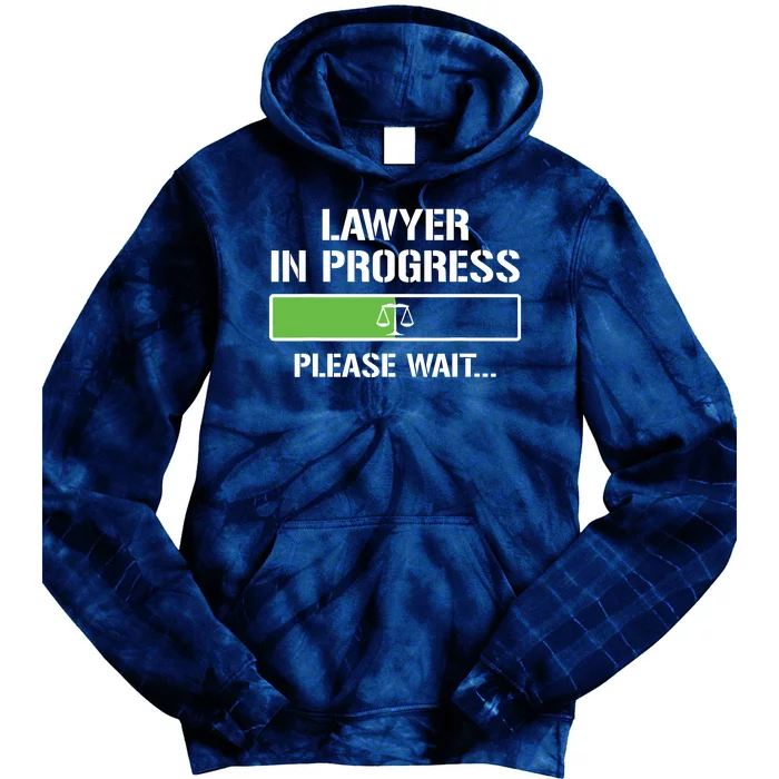 Lawyer In Progress Funny Law School Student Tie Dye Hoodie