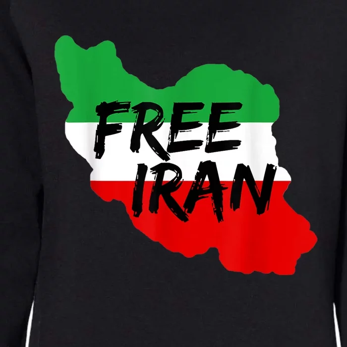 Love Iran Persian Freedom Free Iran Womens California Wash Sweatshirt