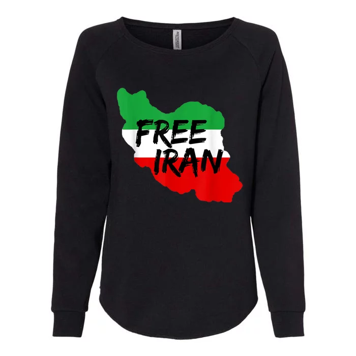 Love Iran Persian Freedom Free Iran Womens California Wash Sweatshirt