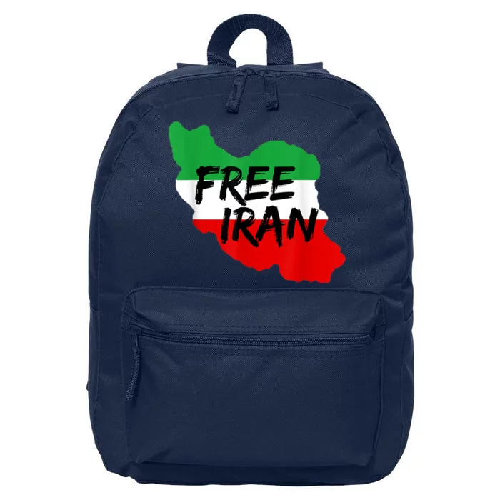 Love Iran Persian Freedom Free Iran 16 in Basic Backpack