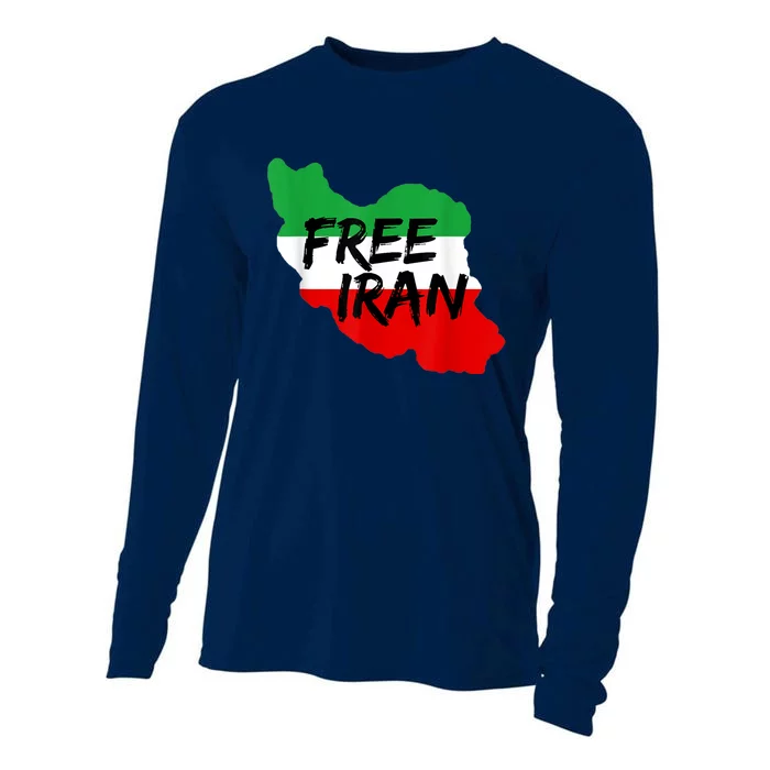 Love Iran Persian Freedom Free Iran Cooling Performance Long Sleeve Crew