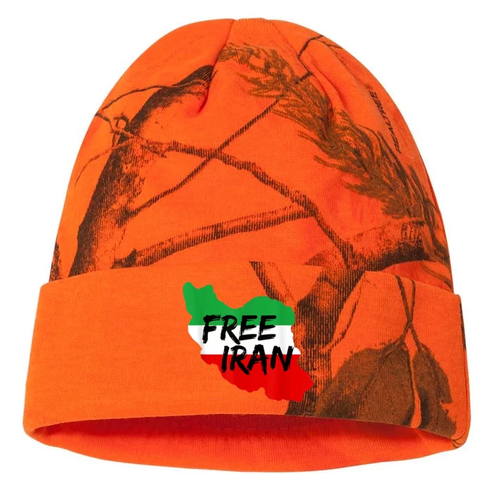 Love Iran Persian Freedom Free Iran Kati - 12in Camo Beanie