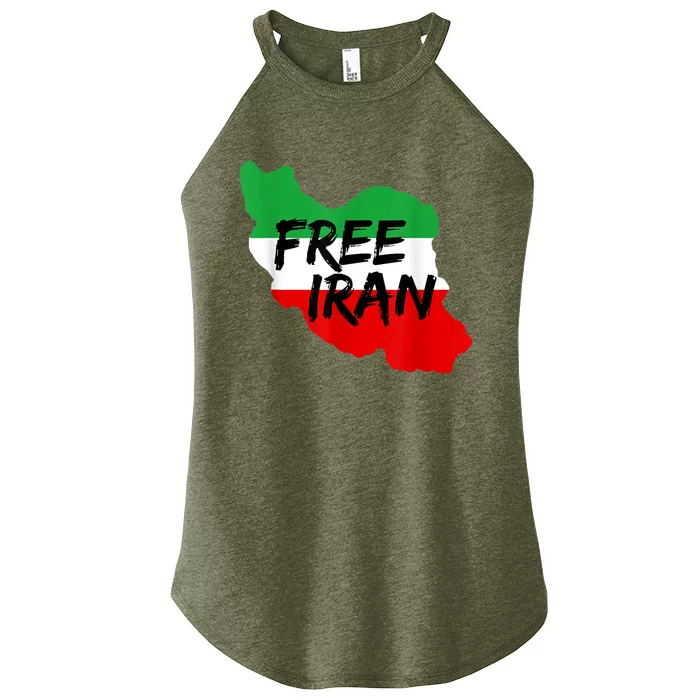 Love Iran Persian Freedom Free Iran Women’s Perfect Tri Rocker Tank