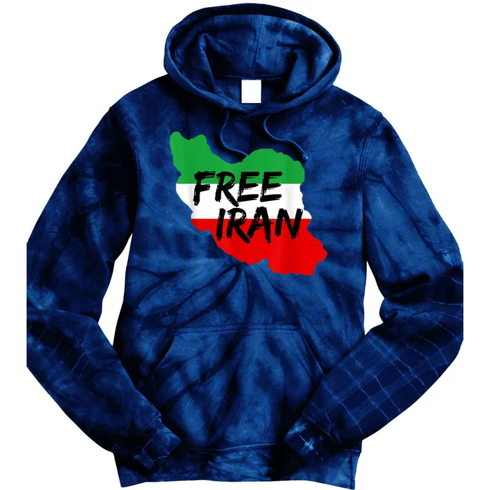 Love Iran Persian Freedom Free Iran Tie Dye Hoodie