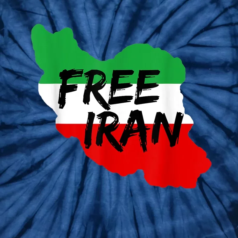 Love Iran Persian Freedom Free Iran Tie-Dye T-Shirt