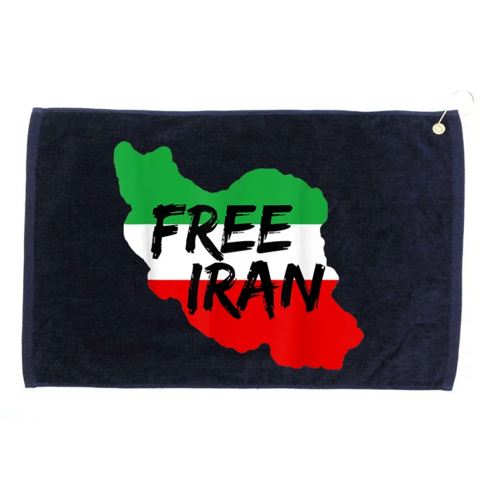 Love Iran Persian Freedom Free Iran Grommeted Golf Towel