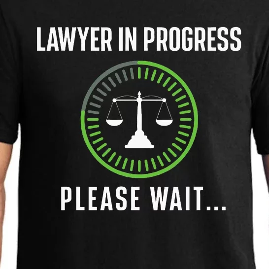 Lawyer In Progress Please Wait Attorney Law School Degree Pajama Set