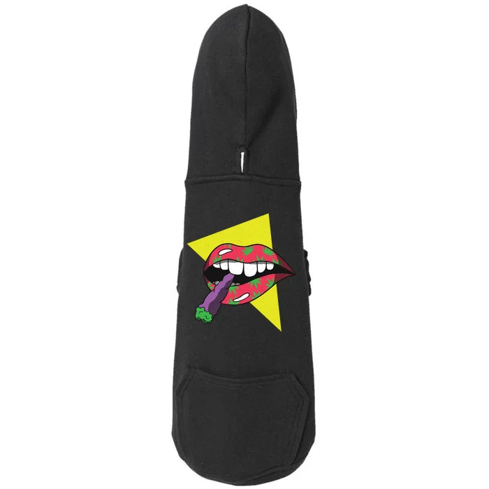 Lips Joint Doggie 3-End Fleece Hoodie