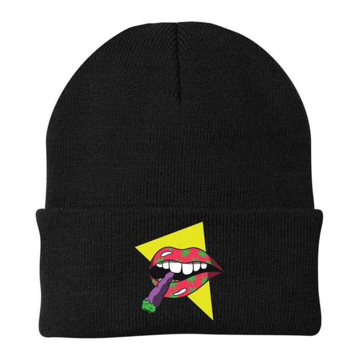 Lips Joint Knit Cap Winter Beanie