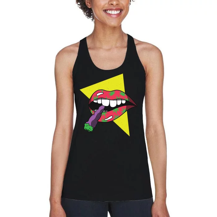 Lips Joint Women's Racerback Tank