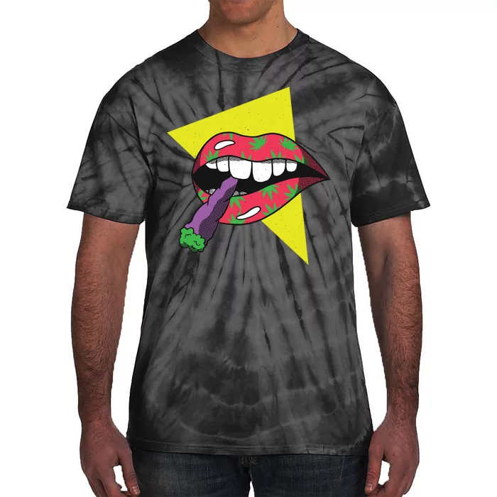 Lips Joint Tie-Dye T-Shirt