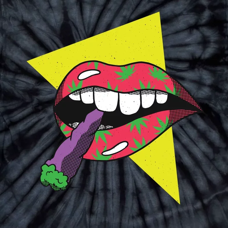 Lips Joint Tie-Dye T-Shirt