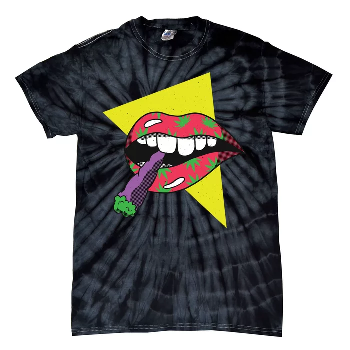 Lips Joint Tie-Dye T-Shirt