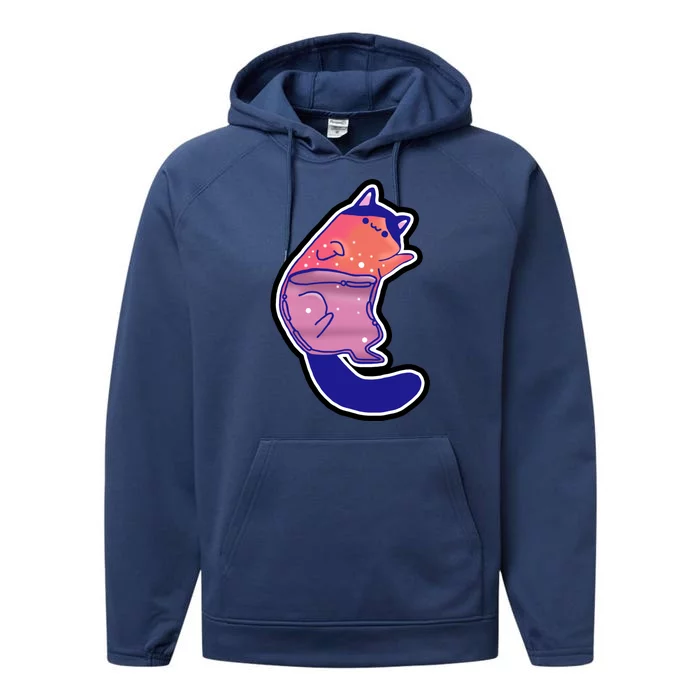 Liquid Cat Performance Fleece Hoodie