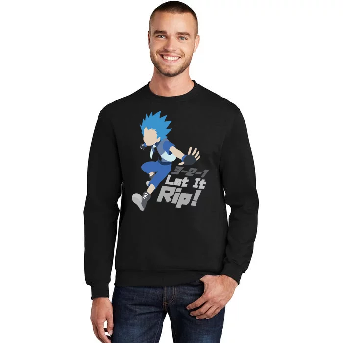 Let it Rip Anime Boy Japanese Funny Anime Sweatshirt