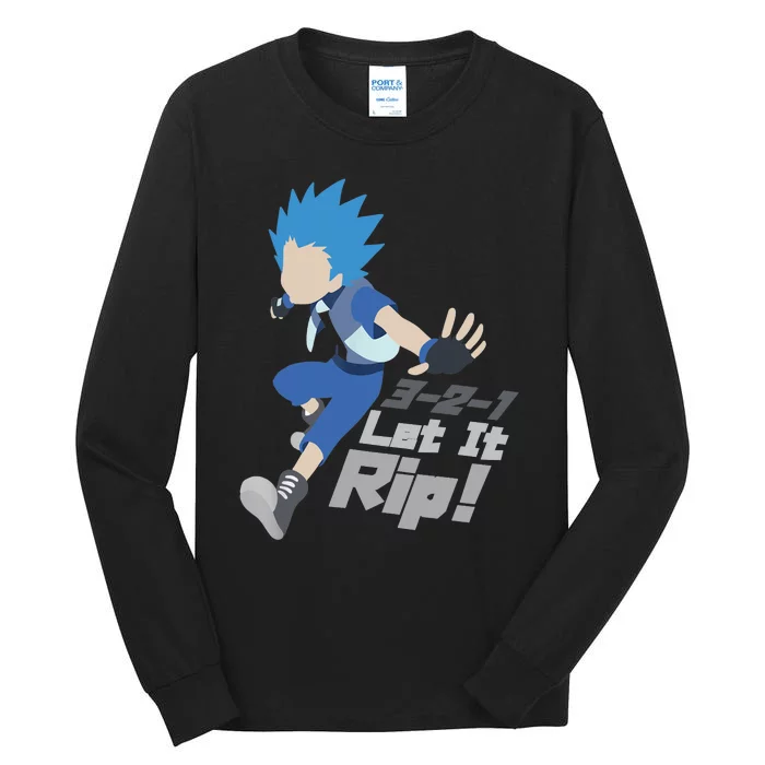 Let it Rip Anime Boy Japanese Funny Anime Tall Long Sleeve T-Shirt