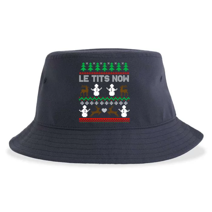 Let It Snow Gift For Xmas Sustainable Bucket Hat